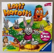Lotti Karotti, Ravensburger, Das total verdrehte Hasenspiel, sehr gut