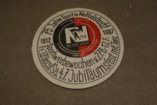 Bierdeckel , Barre Bräu , 75 Jahre Sport in Nettelstedt