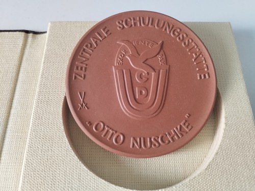 Meissen medaille cdu - meissen, ddr