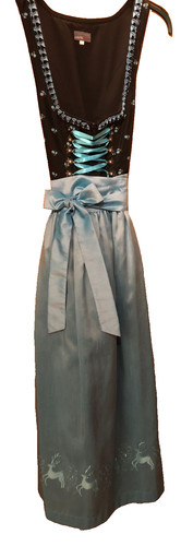 Edelheiss dirndl schwarz - edelheiss,