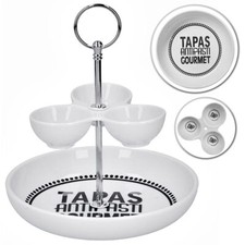 Dip Etagere 2 Stöckig Schalen