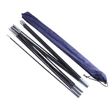 12x Zeltstangen Fiberglas 7mm Teleskopstangen Zeltgestänge mit Tragetasche Zeltz