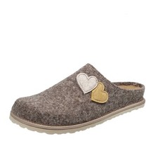 Inblu warme Hausschuhe aus Wolle beige - Damen Schuhe Hausschuhe Pantoffeln