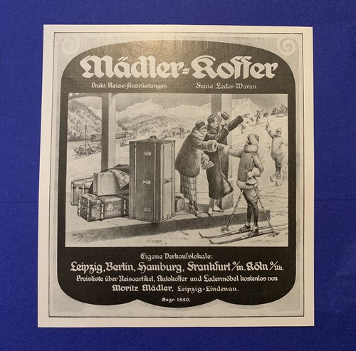 1925 mädler koffer - mädler,, koffer,