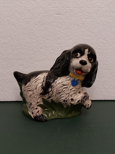 Porzellan figur cocker spaniel - porzellan,