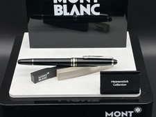 MONTBLANC MEISTERSTÜCK No. 163 Rollerball Platinum leichte Gebrauchssp. am Clip