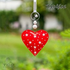 Fensterdeko Herz rot mit