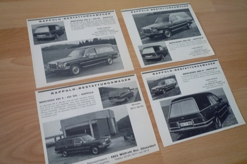 Mercedes w116 leichenwagen - 4,