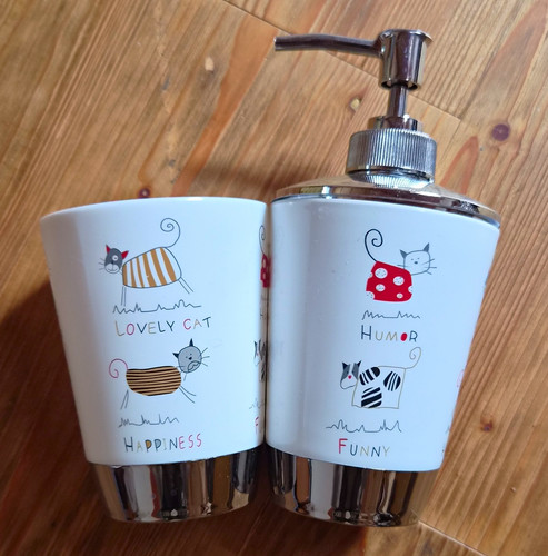 Zubehör set katzenmotiv tlg - katzenmotiv, 2-tlg
