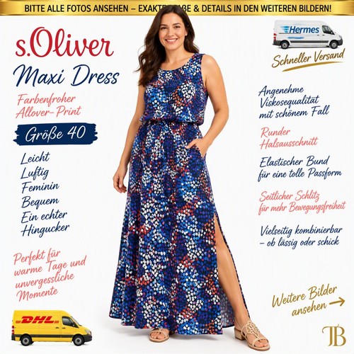 Oliver damen maxikleid - oliver,