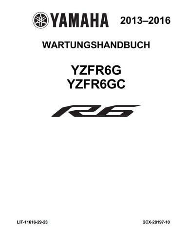Werkstatthandbuch pdf yamaha - werkstatthandbuch,