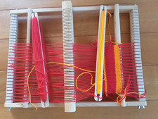 Webrahmen Kinder Schule , Kinderwebrahmen Holz,  39 cm x 29 cm