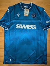 Karlsruher SC Heimtrikot 25/26 | MIT Sponsoren | Macron | XXL | Blau | NEU 