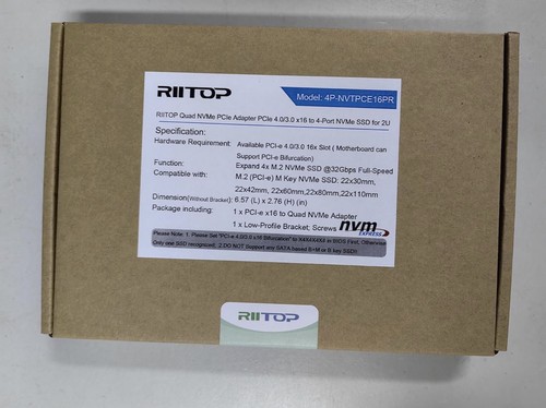 Riitop pcie x16 auf - 4.0,