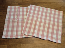 Kissenbezüge 2 Stk.  50x50cm IKEA  rosa kariert gepflegter Zustand
