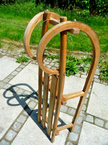 Hörnerschlitten holzschlitten - hörnerschlitten,