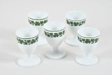 N92Q93- 5x Meissen Weinlaub Porzellan Eierbecher 1. Wahl 
