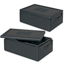 2x Thermobox GN1/1 m. Deckel