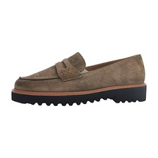 Paul Green  Damenschuhe Halbschuhe Slipper Slipper Braun Freizeit