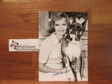 Original Autogramm Liselotte Pulver mit Hund /// Autogramm Autograph signiert si
