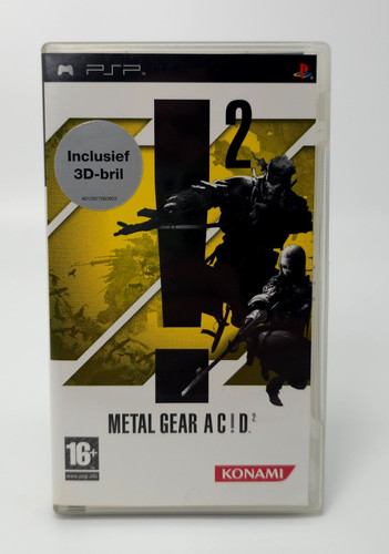 Metal gear sony psp umd - metal, 2