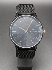 Tommy Hilfiger 1791845 Quarzuhr Herren Armbanduhr Edelstahl 43 mm Schwarz