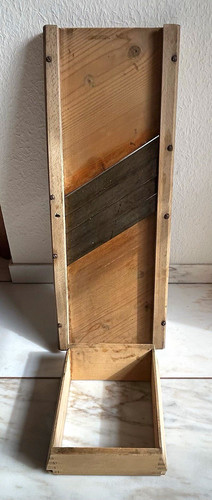 Krauthobel aus holz mit - krauthobel,