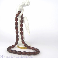 Antike Bernstein Halskette Collier Natural Baltic Cherry Amber Necklace 43,97g