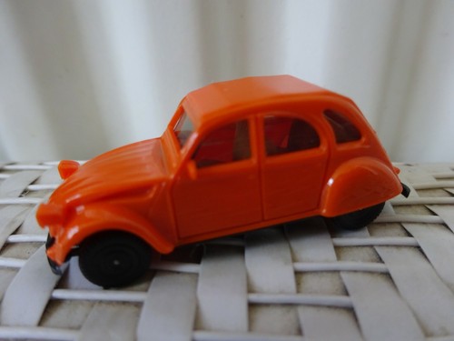 Citroen 2cv6 ente orange - citroen, h0