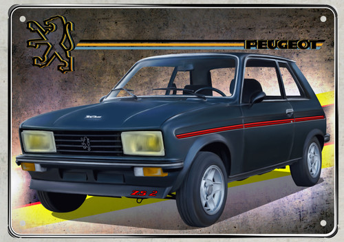 Zierschild peugeot 104 2 - peugeot, zs