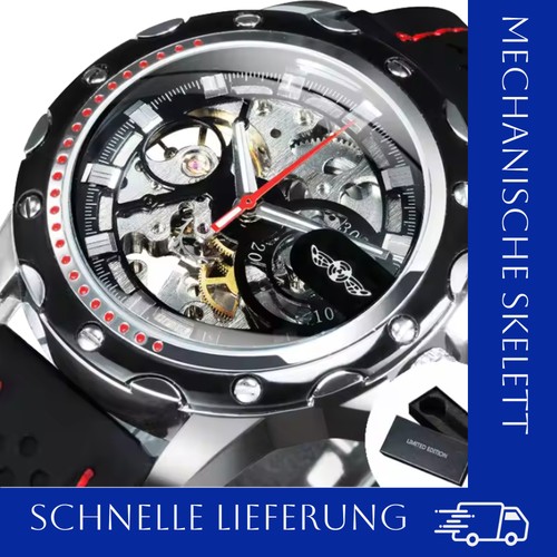 Mechanische skelett uhr - skelett,