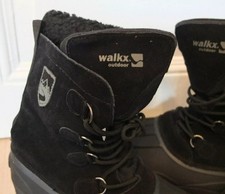 Thermostiefel  - Angelboots - Walkx Outdoor - Leder Gr. 42 gefüttert schwarz