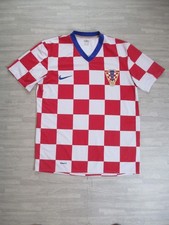 Nike Kroatien Heimtrikot Herren Medium rot weiß kariert 2008 2009 2010 Fußball