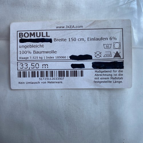 Ikea bomull meterware - bomull,