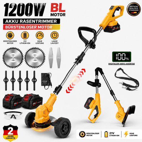 21v elektro akku rasentrimmer - 21v, akku-rasentrimmer