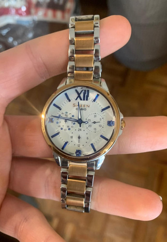 Casio sheen she - gold, tone