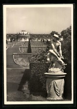 Foto-AK Deutscher Kunstverlag, NR 126: Potsdam, Sanssouci, Merkur von Pigalle 