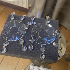 Omis 2 Stck.Lüsterschalen, Tropfschale,Behang,Kristall,absolut edel....