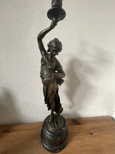 Großer bronze kerzenhalter - großer,