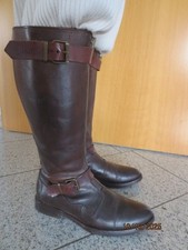 MOMA Damen Stiefel Schuhe braun Gr. 38  Leder
