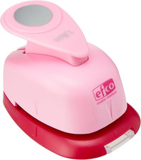 1790010 Stanzer S, Kreis 5/8 Zoll Motivstanzer, Kern: Metall, Pink, 6 x 4 x 4,5 