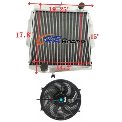 Alu radiator fan for datsun - alu,
