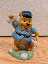 Disney Winnie Puuh seltene Postbote Postangestellte Keramik Porzellan Figur