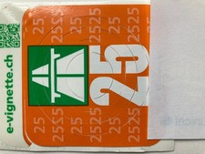 Vignette 2025 Schweiz (bis