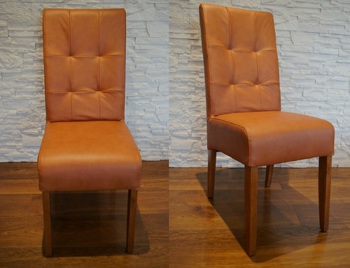 Glatt cognacfarbe echtleder - glatt,