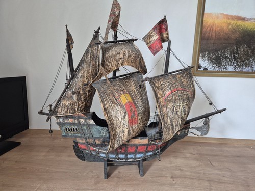 Großes modellschiff kogge - modellschiff,