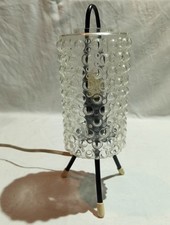 Bubble Glas Tischlampe 50er