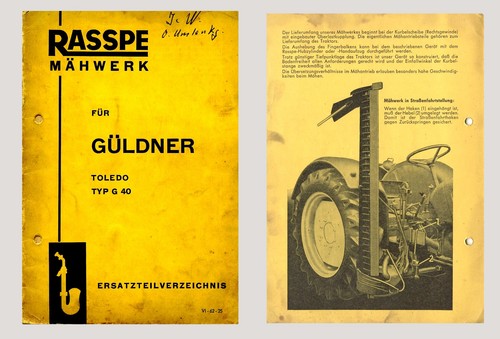 Rasspe mähwerk - rasspe,