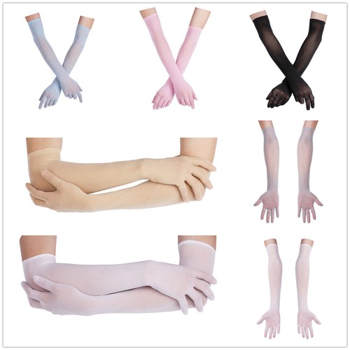 Damen sheer mesh - sheer, handschuhe