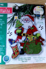 Kreuzstich Stickvorlage von Dimensions - Weihnachtsmann - 17 cm